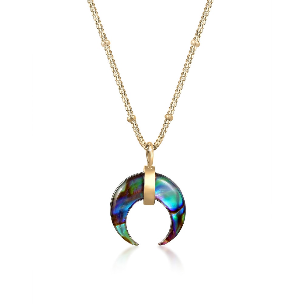 Elli Elli Collier Femme - Plaqué Or Argent (925/1000) Ormeau Bijoux
