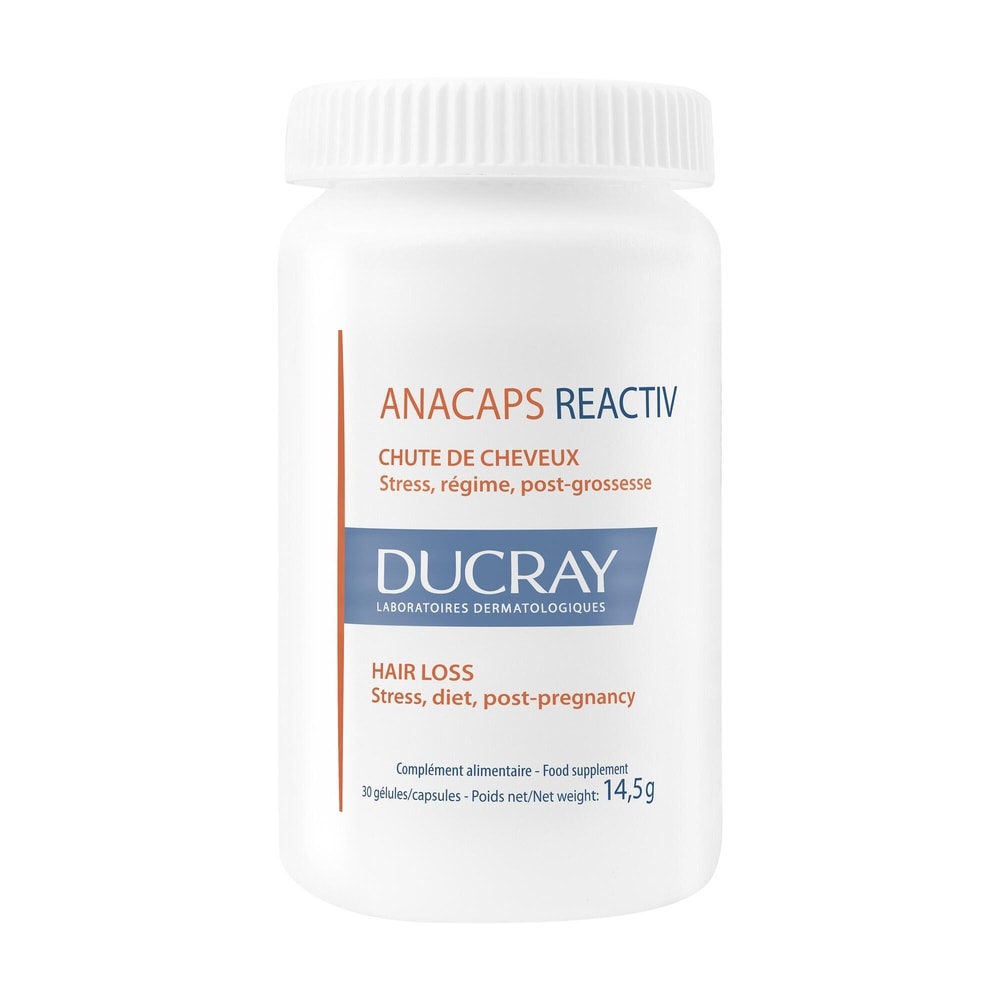 Ducray Anacaps Reactiv Cure 1 mois 30 Gelules Complément alimentaire