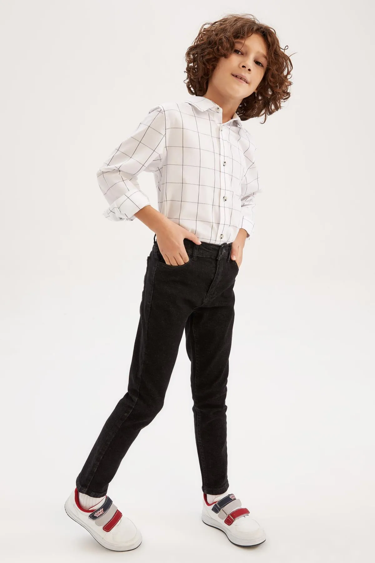 DeFacto  Slim-Fit-Jeanshose für Jungen