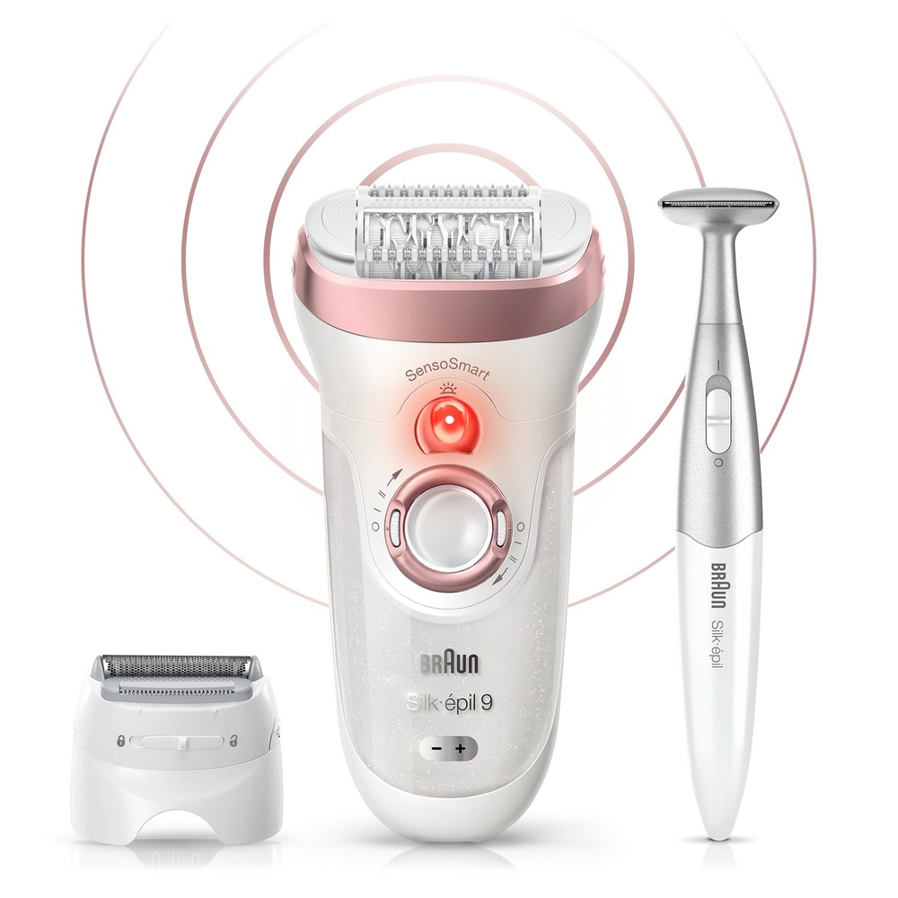 braun Braun Silk-épil 9 9/890 SensoSmart Épilateur Or Rose Epilateur Electrique