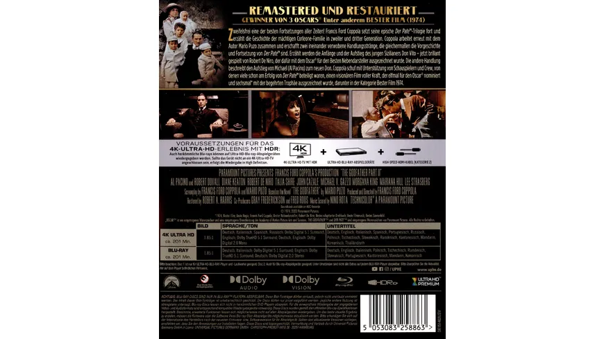Der Pate II  (+ Blu-ray)