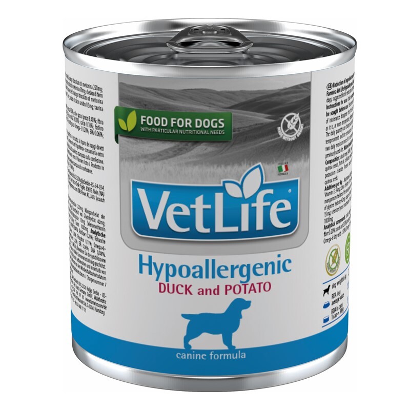 Farmina N&D Hundenassfutter Farmina N&D Farmina VetLife Hypoallergenic Ente & Kartoffel 6x300g