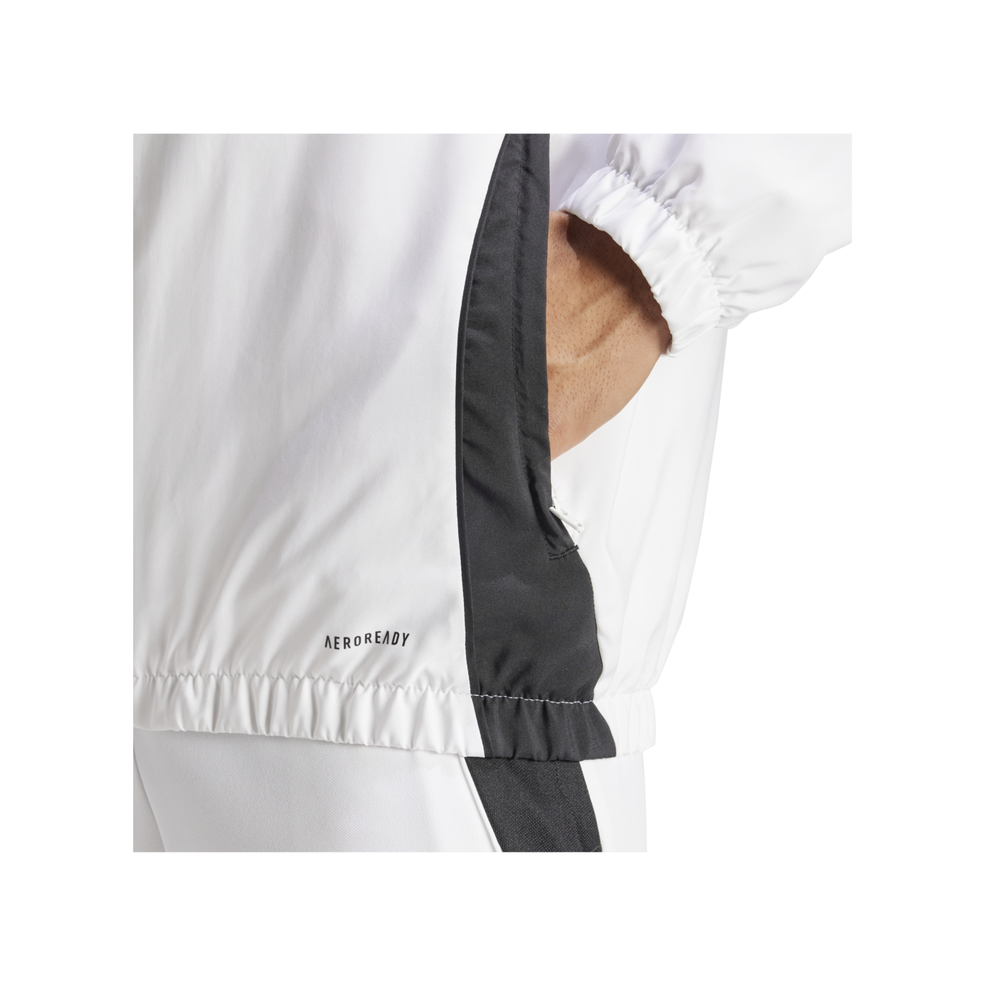 adidas Tiro 24 Windbreaker Weiss Schwarz