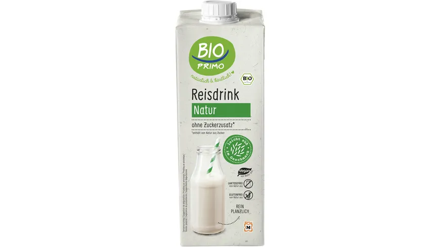 BIO PRIMO Bio Reisdrink Natur 1 l