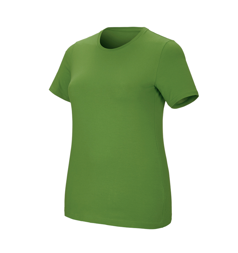 e.s. T-Shirt cotton stretch, Damen, plus fit