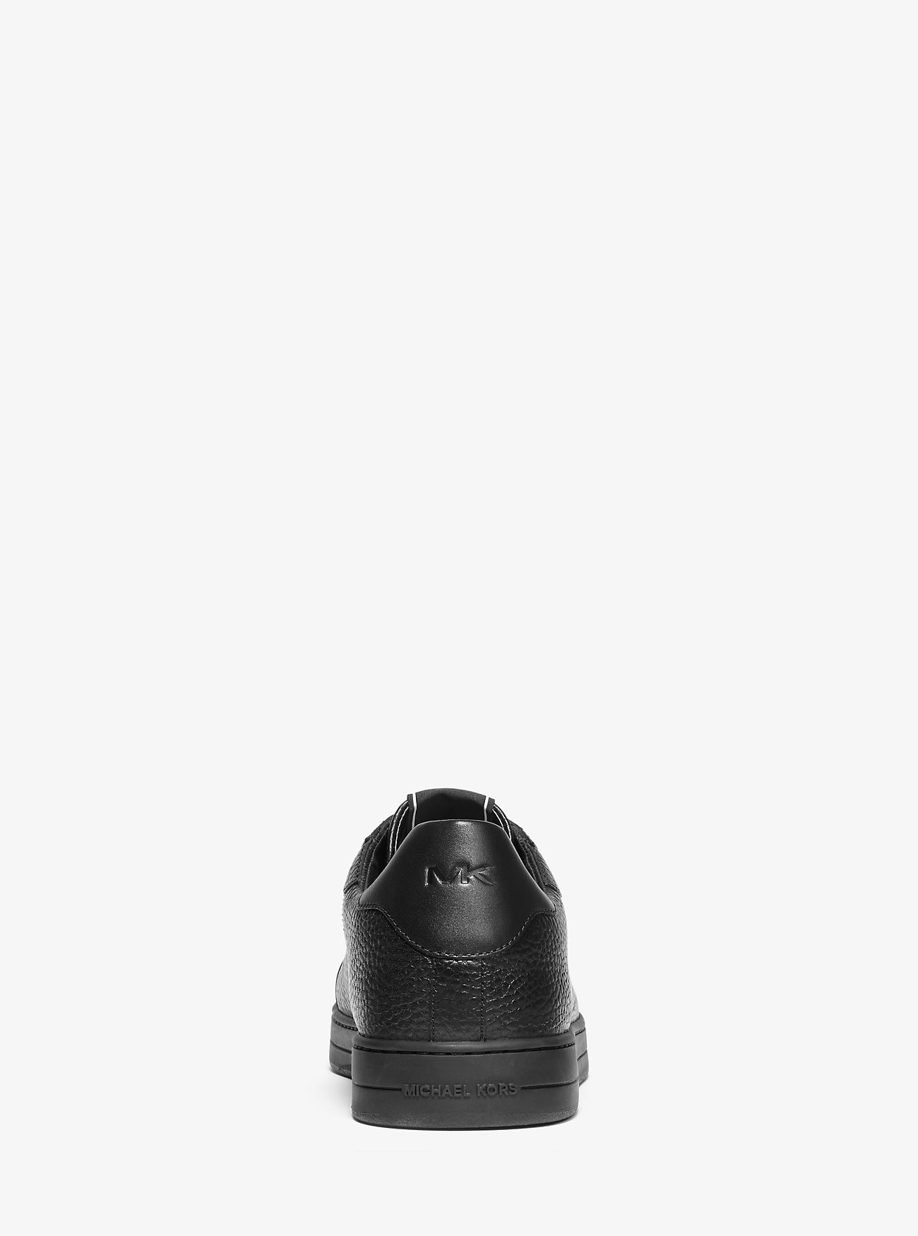 Keating Pebbled Leather Sneaker - BLACK