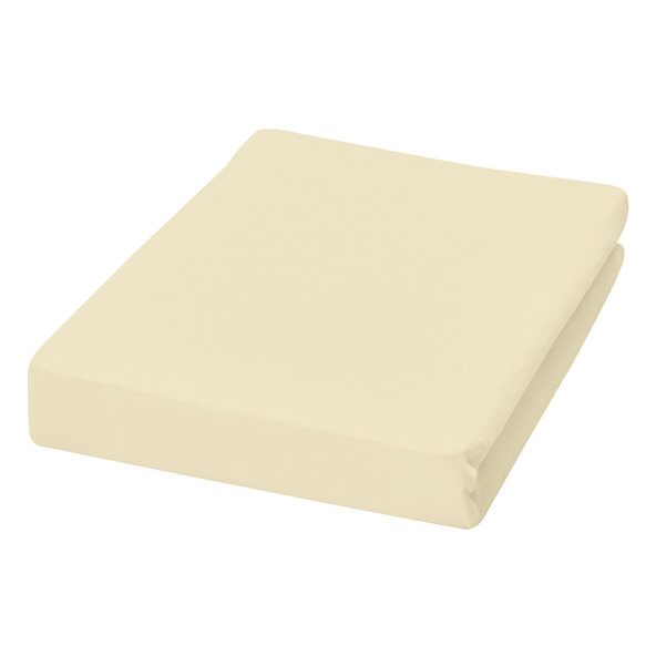 Feinbiber-Spannbetttuch, 90-100 x 200 cm, natur