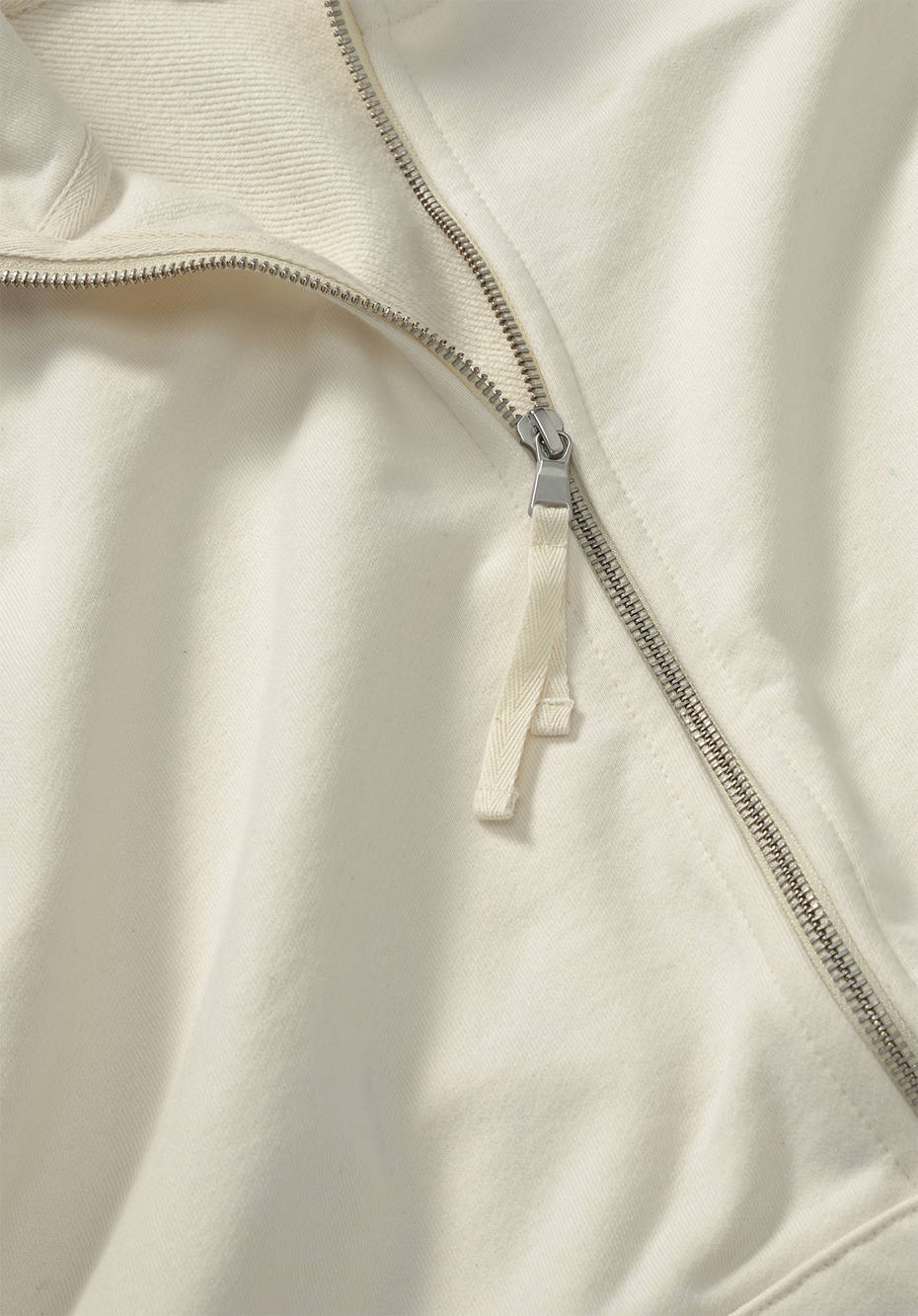 Zip-Hoodie aus reiner Bio-Baumwolle