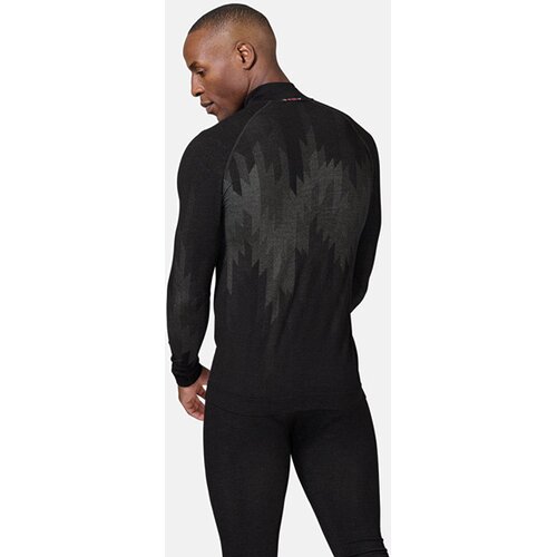 HERREN UNTERHEMD BL TOP TURTLE NECK L/S HALF ZI