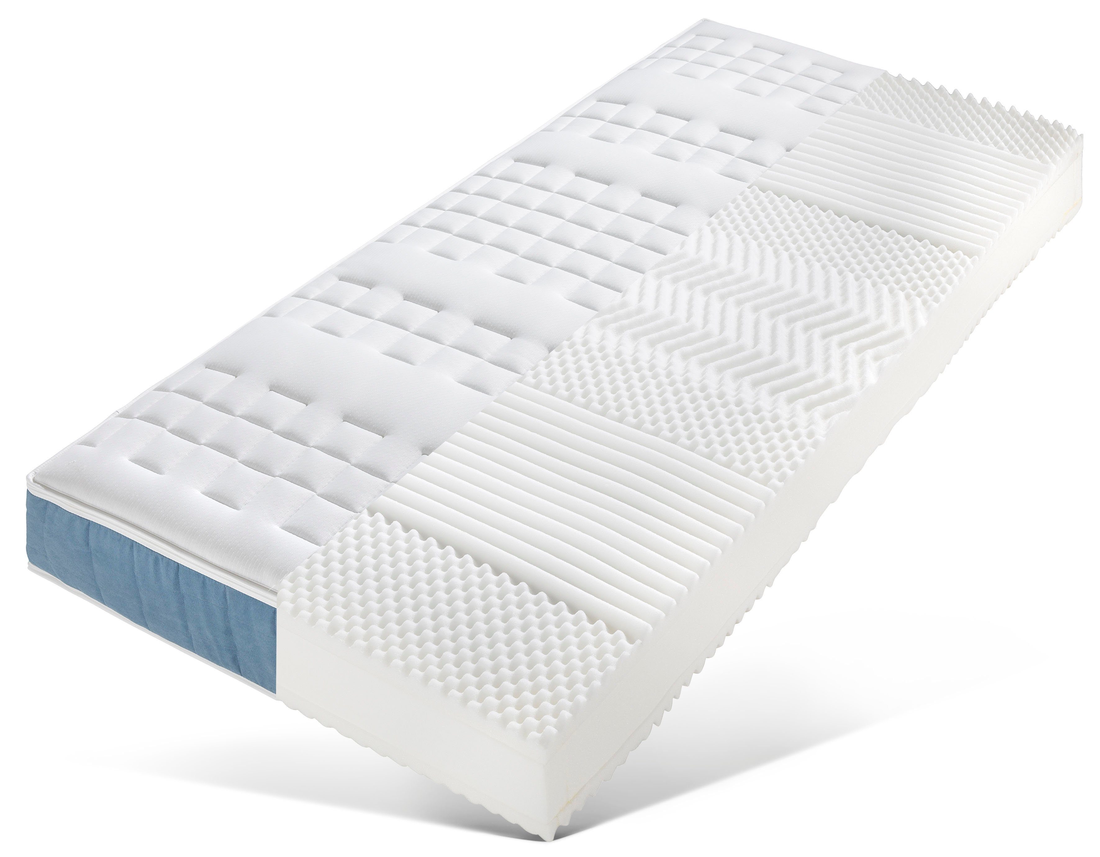 Boxspringmatratze Clemensa Petrol, DELAVITA, 24 cm hoch, bietet den perfekten Wohlfühlkomfort