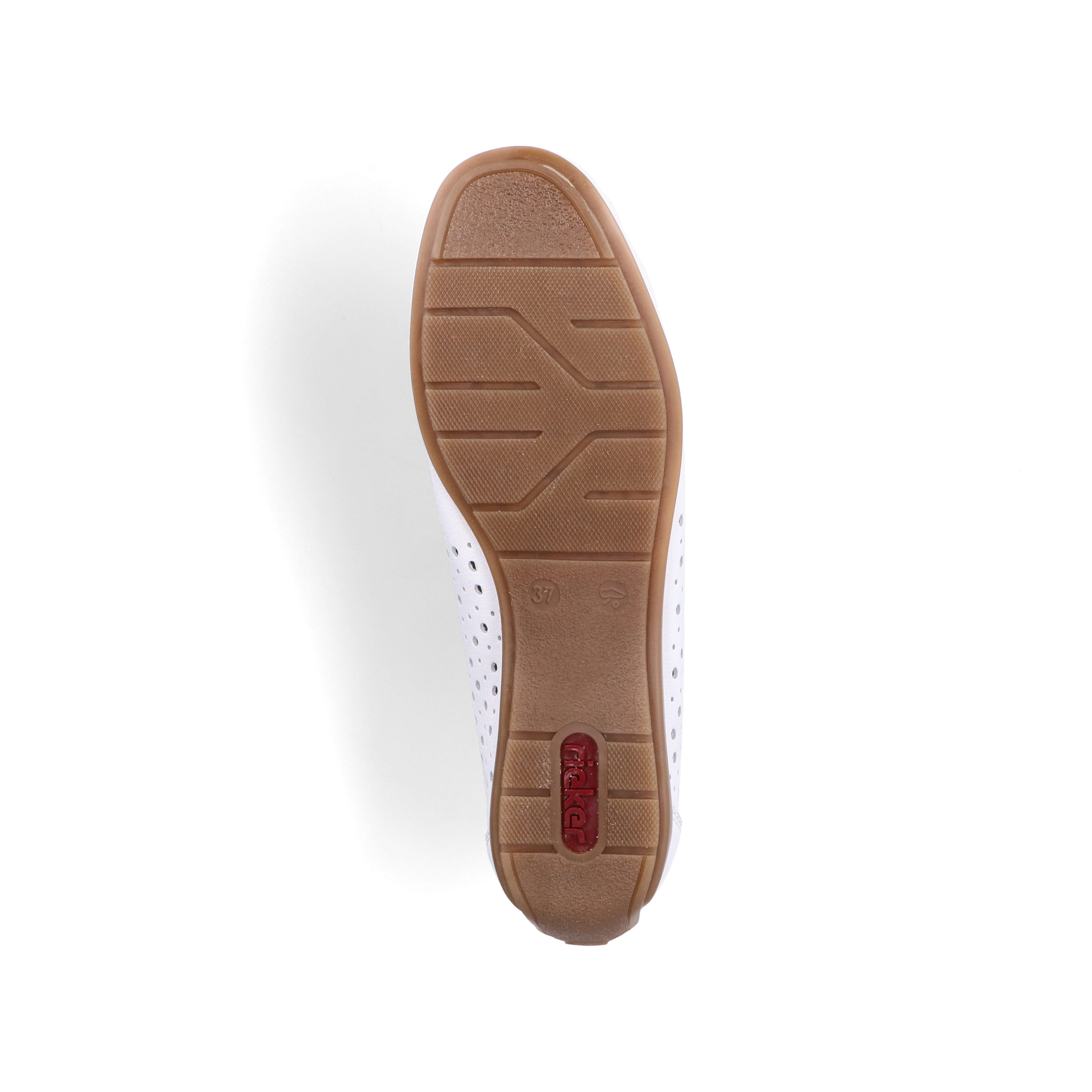 Rieker Damen Loafer reinweiss