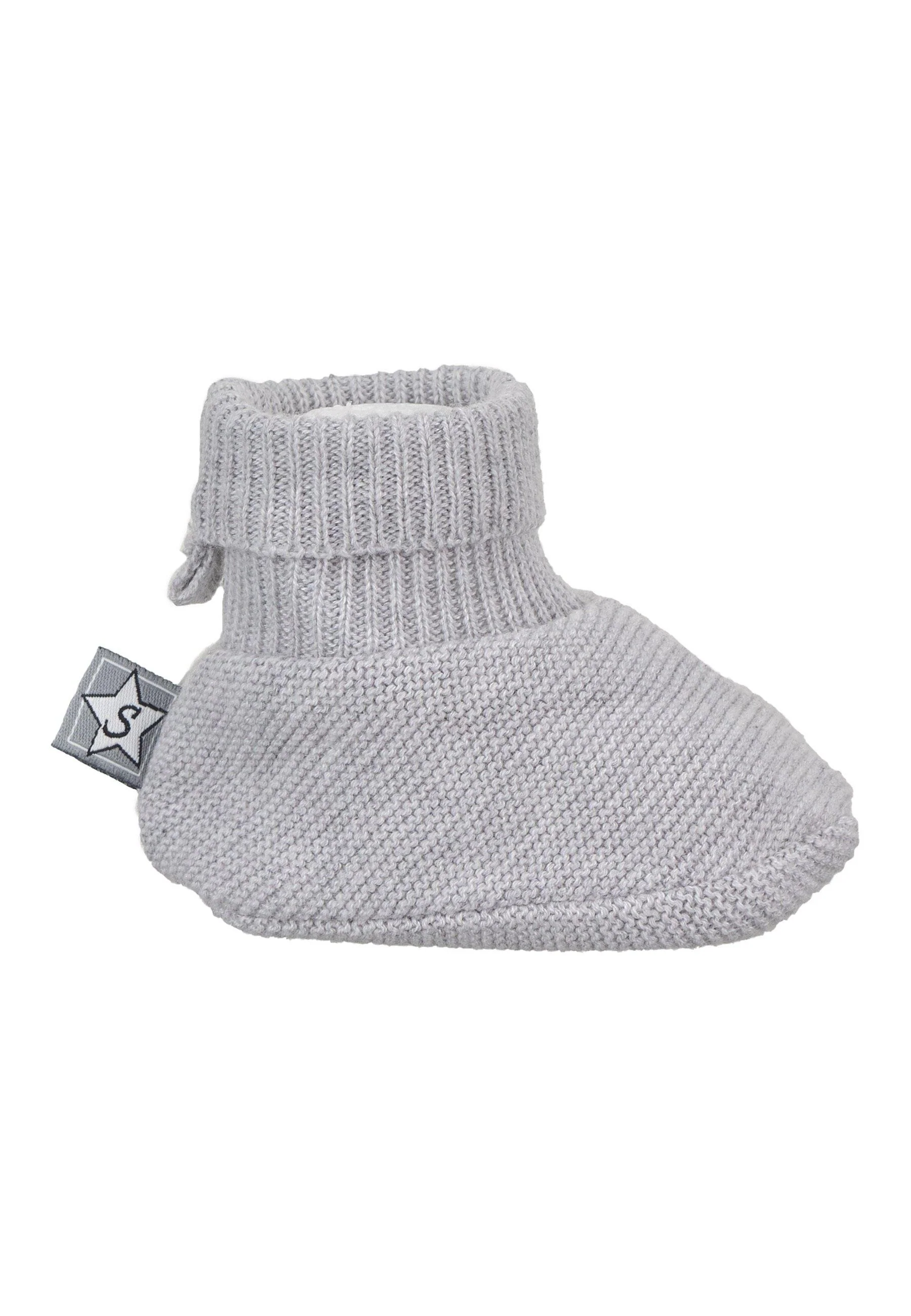 GOTS Strick-Schuh in Grün, Marine, Rosa oder Grau