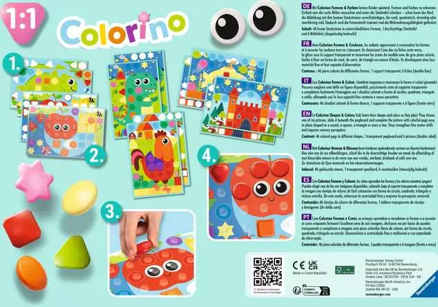Mein Formen-Colorino - Kinderspiel ab 2 Jahren