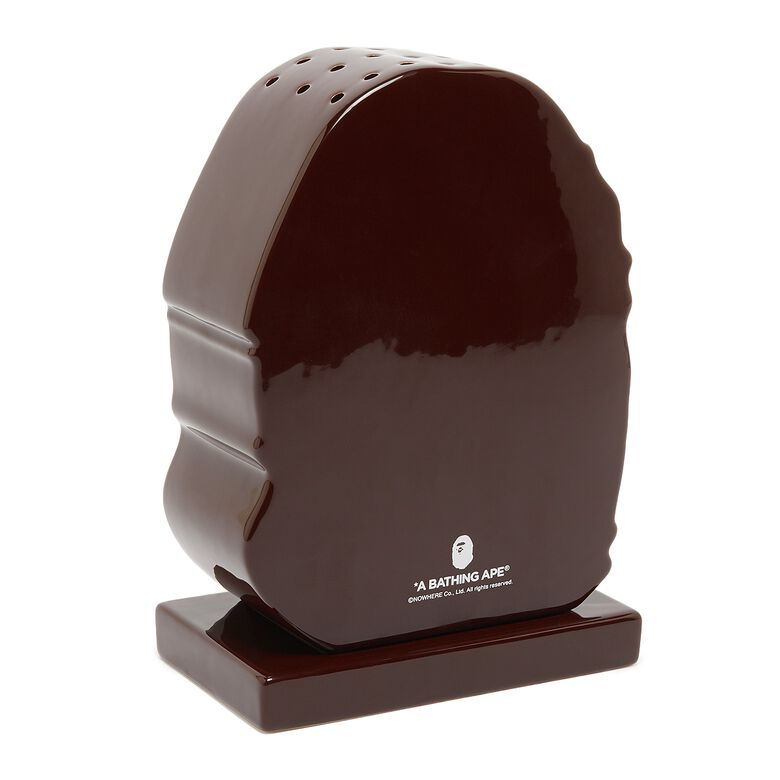 A Bathing Ape Ape Head Incense Holder M brown