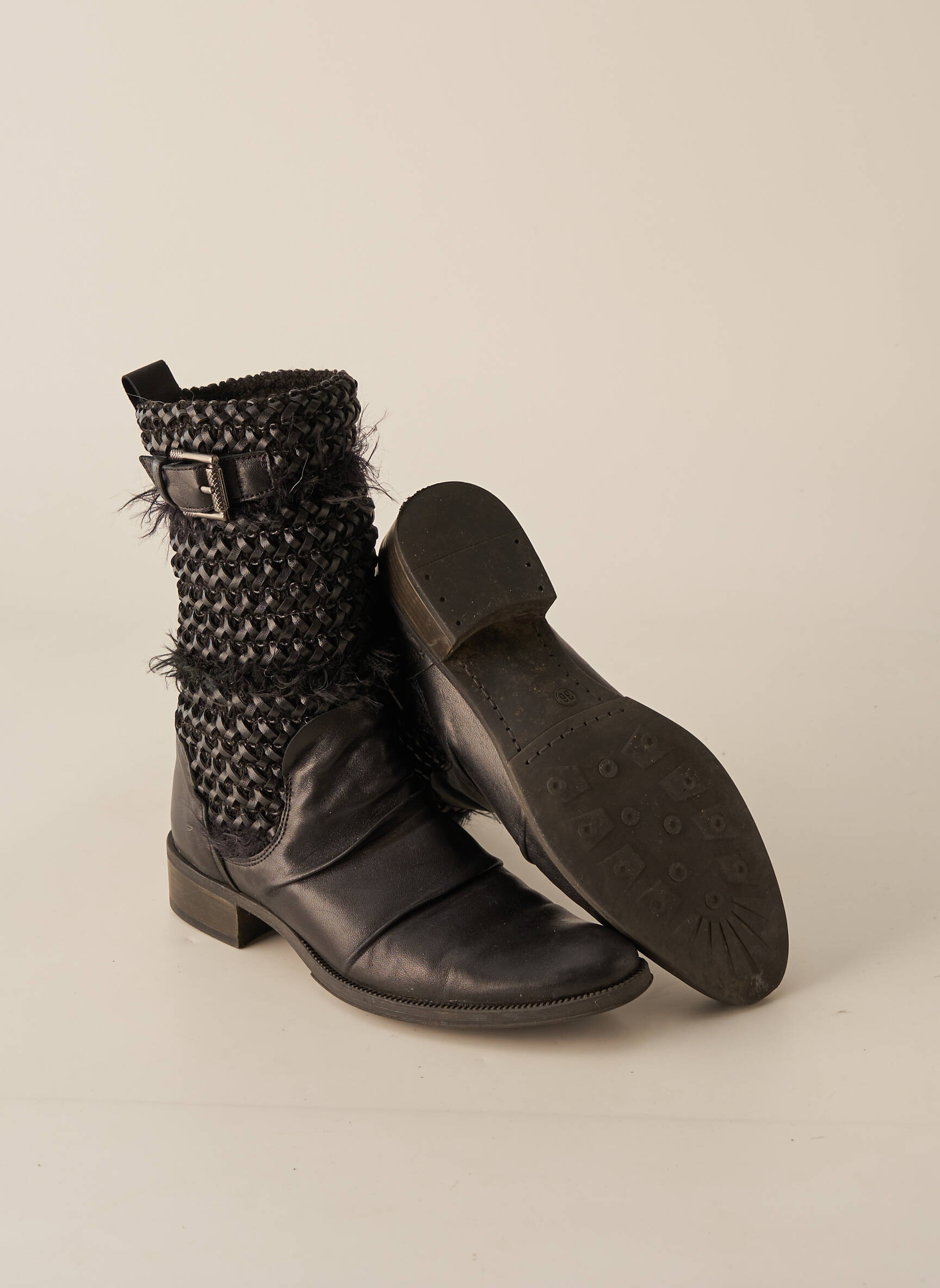 France Mode Bottines Femme couleur noir