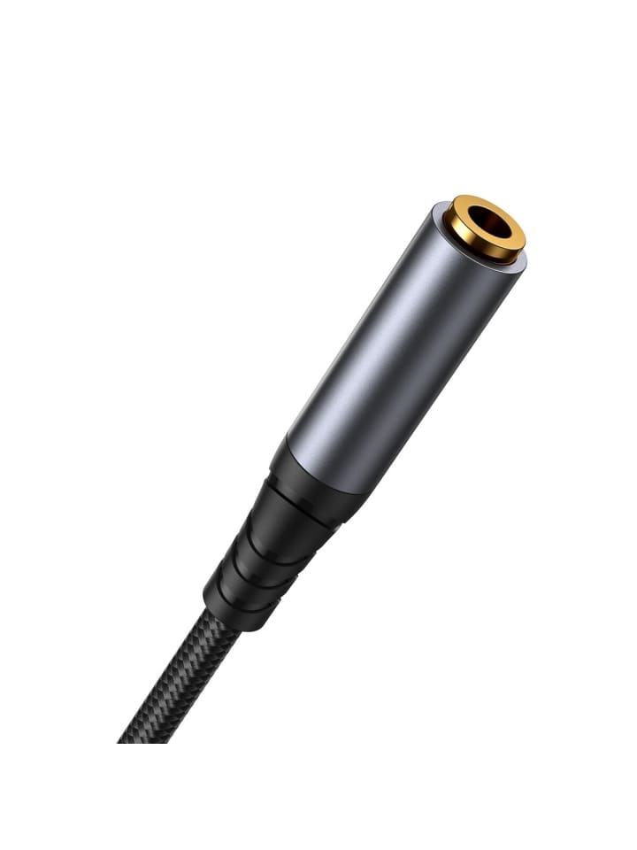 COFI 1453 Stereo-Audiokabel 3,5 mm Stecker auf 3,5 mm Buchse 1,2 m in Schwarz günstig kaufen 1200