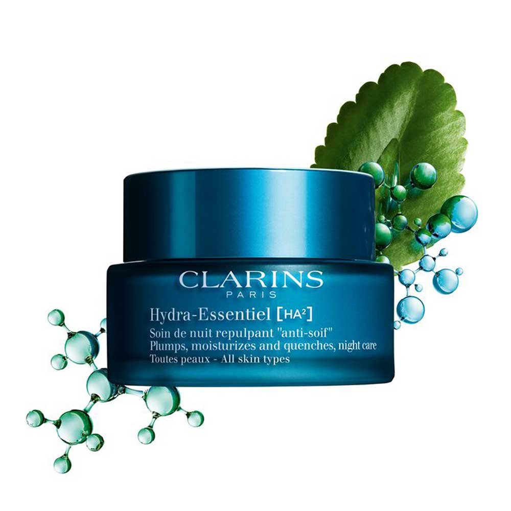 CLARINS Hydra-Essentiel Soin de Nuit Repulpant "anti-soif" - Feuchtigkeitscreme für die Nacht