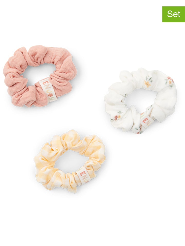 Little Dutch 3er-Set: Haargummies in Gelb/ Rosa/ Weiß günstig kaufen onesize