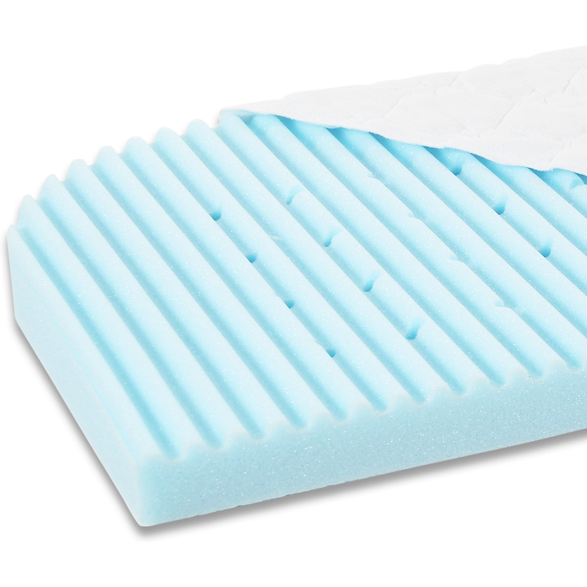 Matratze Medicott Wave für babybay Maxi und Boxspring, blau