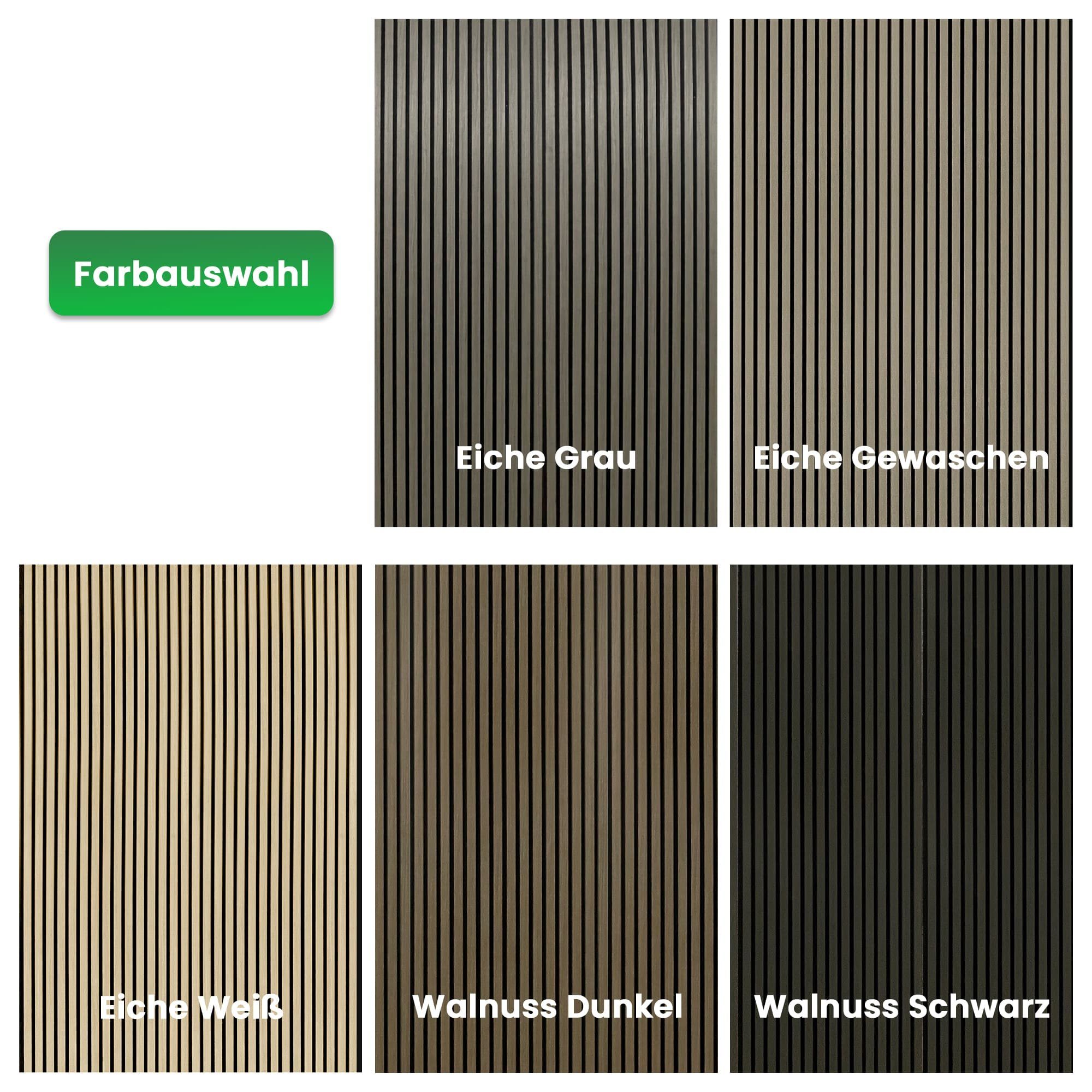 Endorphin Dekorpaneele 2 Stück Akustikpaneele 61x266x2,1cm Holzfurnier Eiche gewaschen, BxL: 61.0x266.0 cm, 3.2452 qm