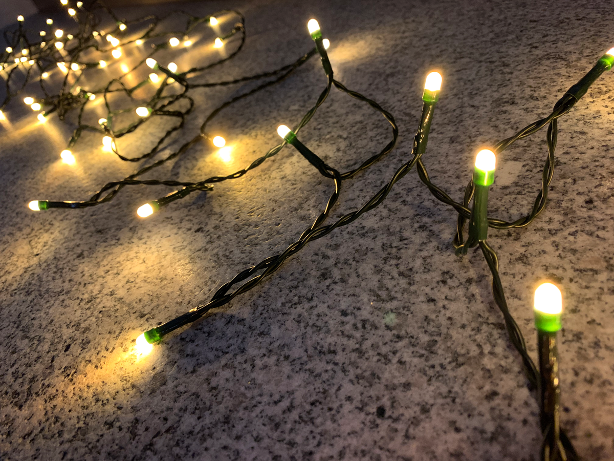 Weles 80er LED Lichterkette warmweiß