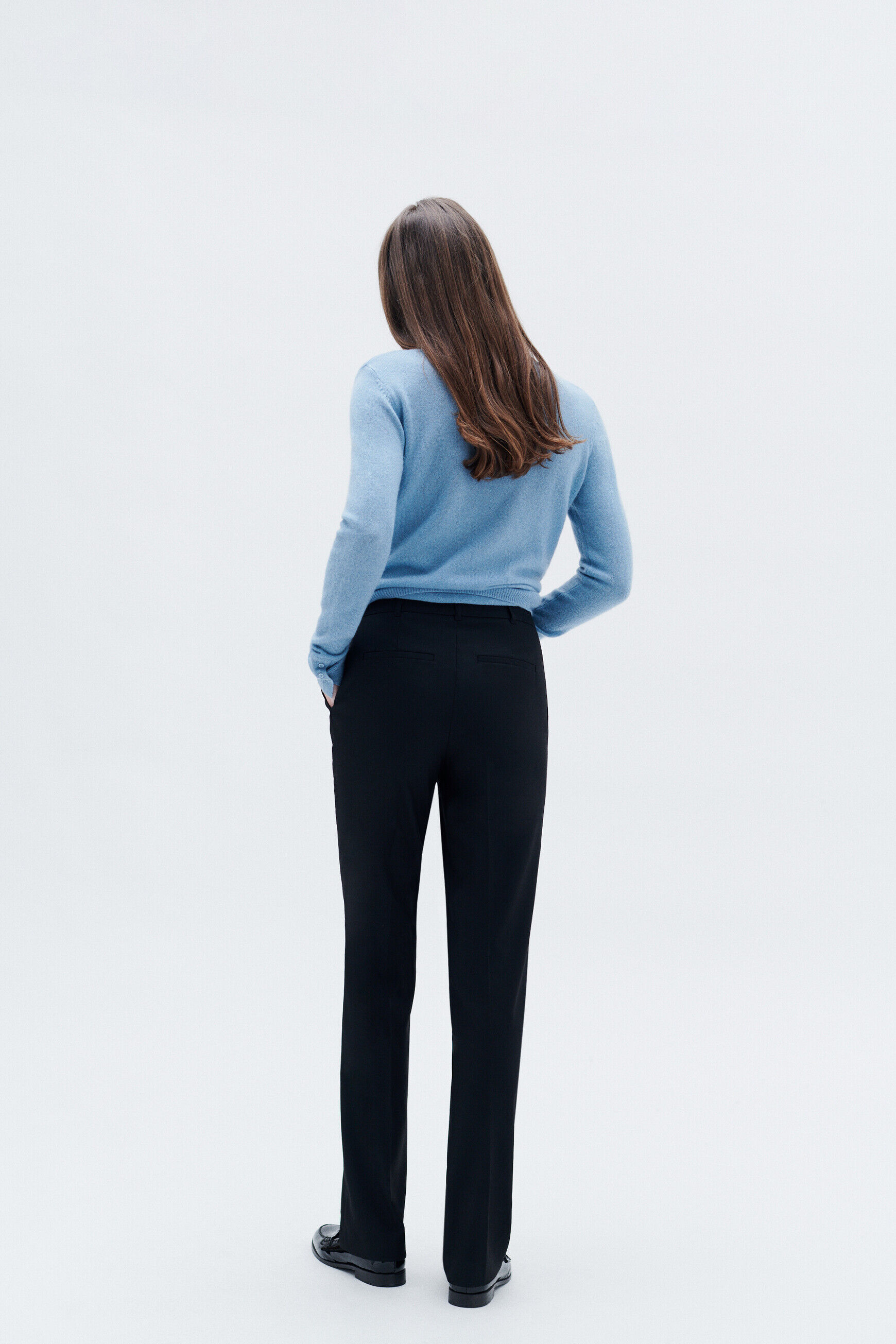 Pantalon pmarius noir femme