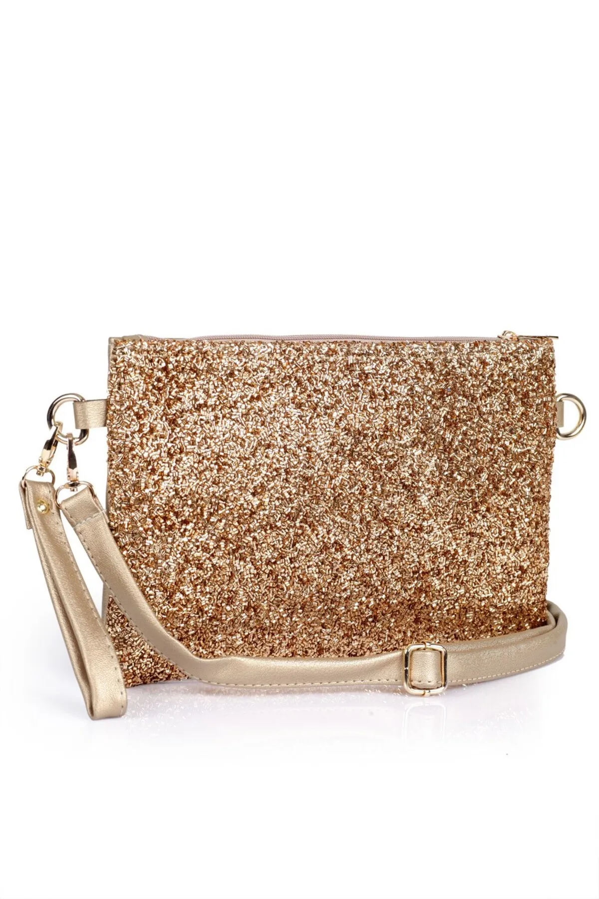 Capone Outfitters  Capone Beaded Paris 220 Gold Damen-Clutch