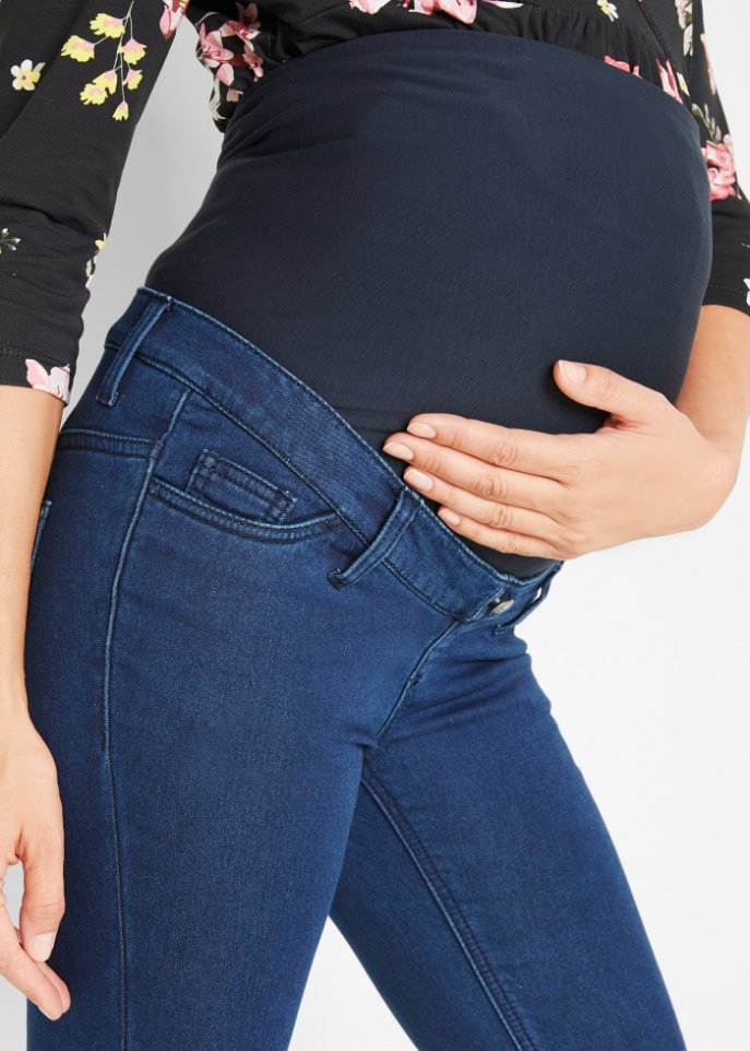 Umstands-Thermojeans mit kuscheliger Innenseite