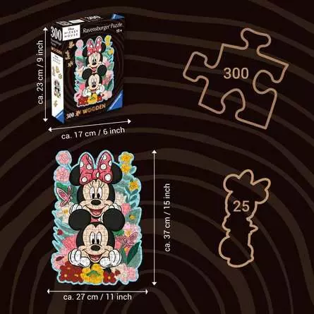 Puzzle 300 Teile - Disney Mickey & Minnie