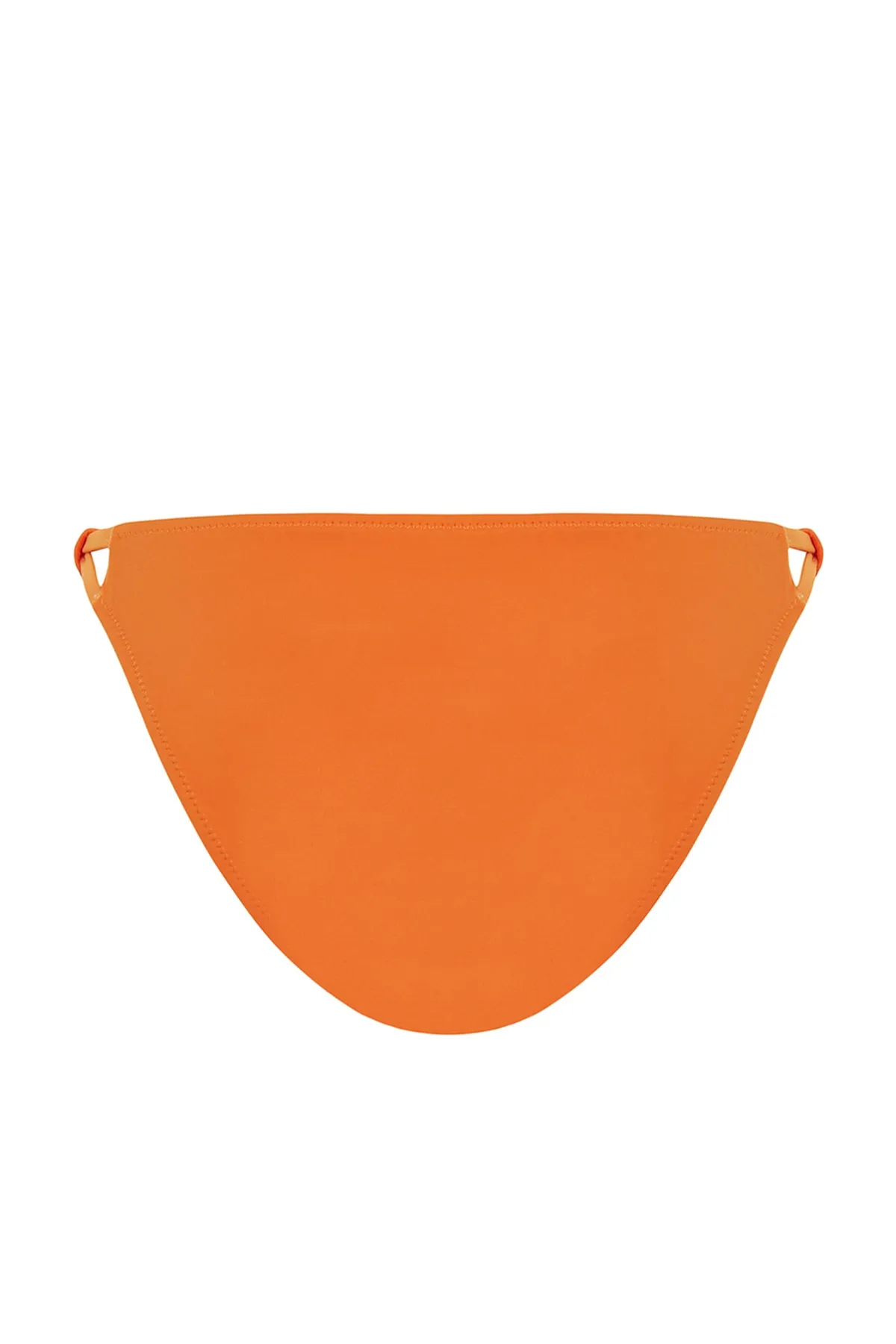 Trendyol Collection  Orange geknotete Bikinihose mit normalem Beinausschnitt TBESS21BA0183