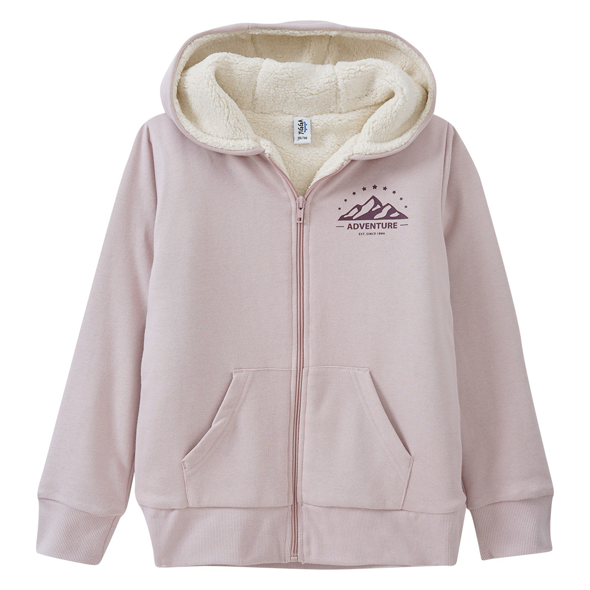 Kinder Sweatjacke mit Teddyplüsch
