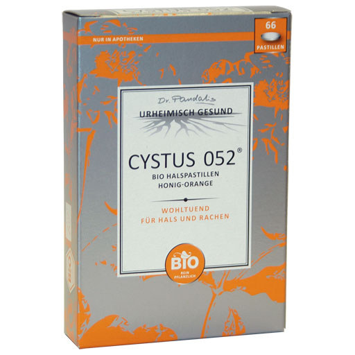 CYSTUS 052 Bio Halspastillen Honig Orange  66 St  Pastillen