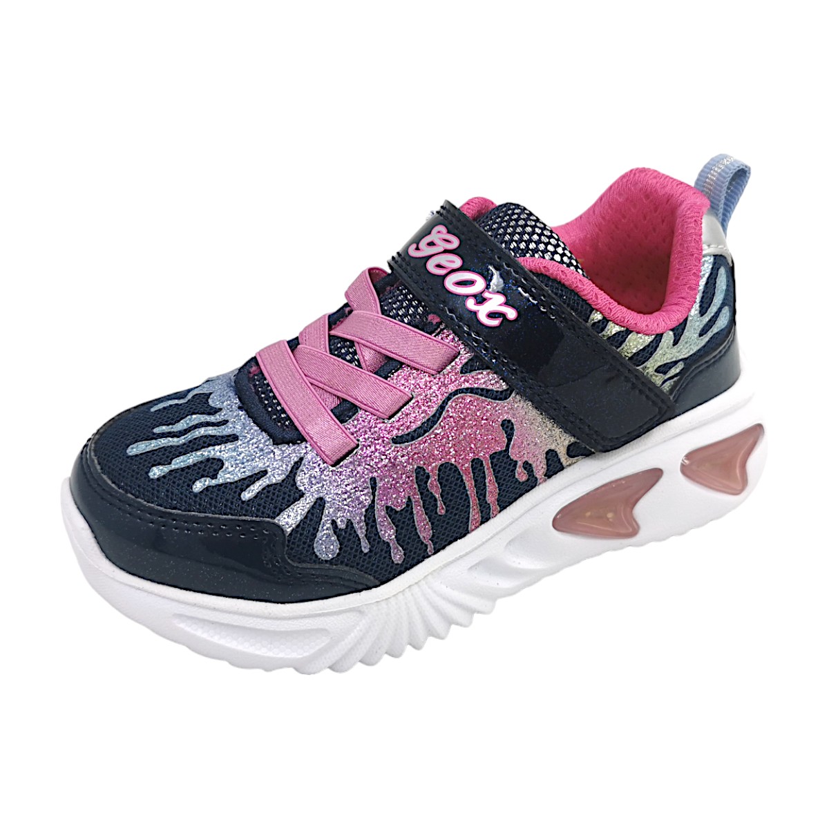 Geox J Assister Girl J45E9C-0ASKN/C4243 Mehrfarbig C4243 Navy/Multicolor