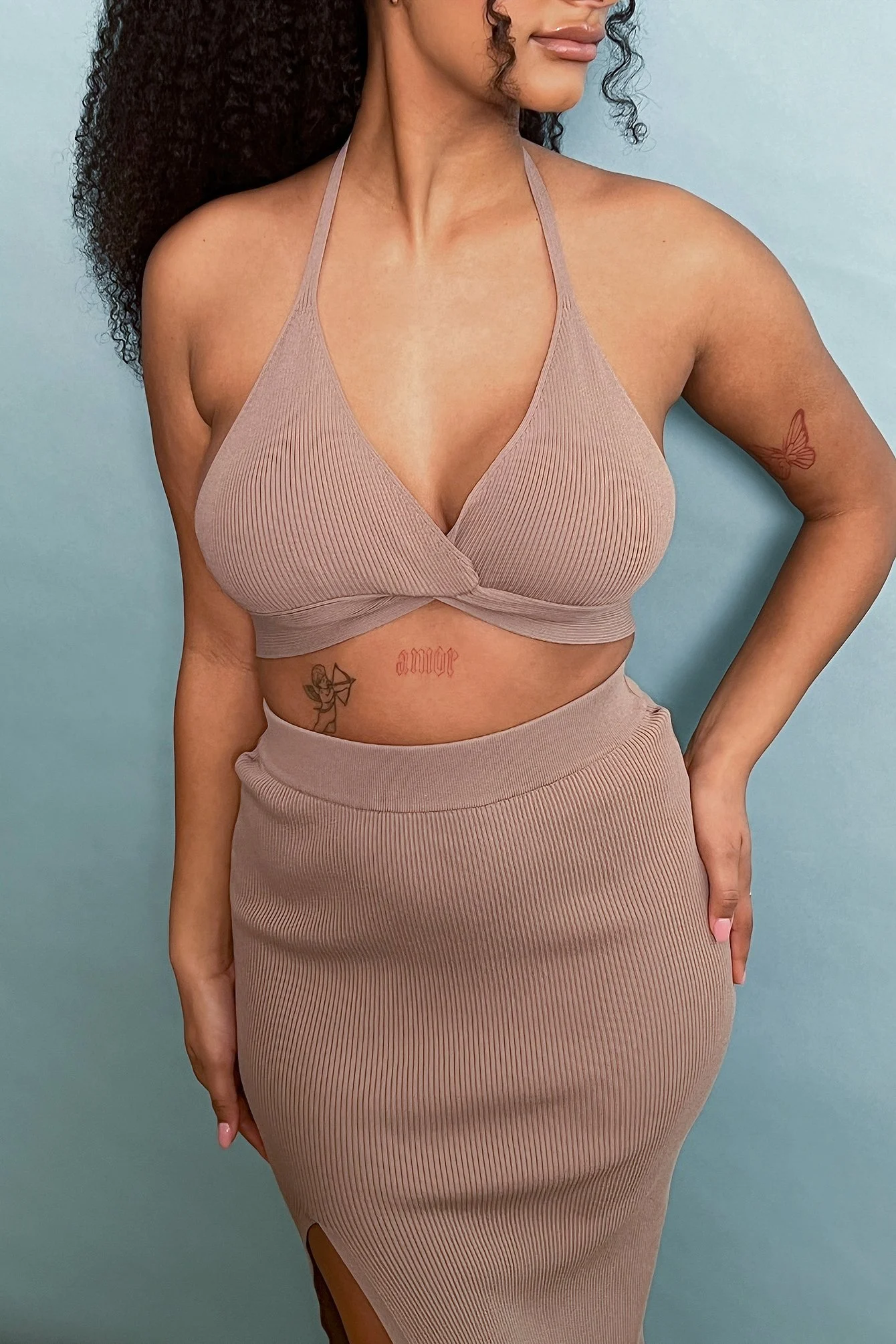 Feingestrickte Bralette