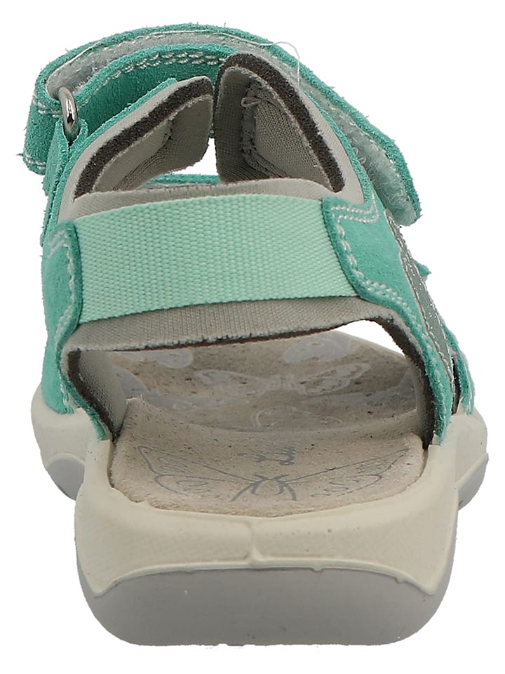 Lurchi Leder-Sandalen in Türkis günstig kaufen
