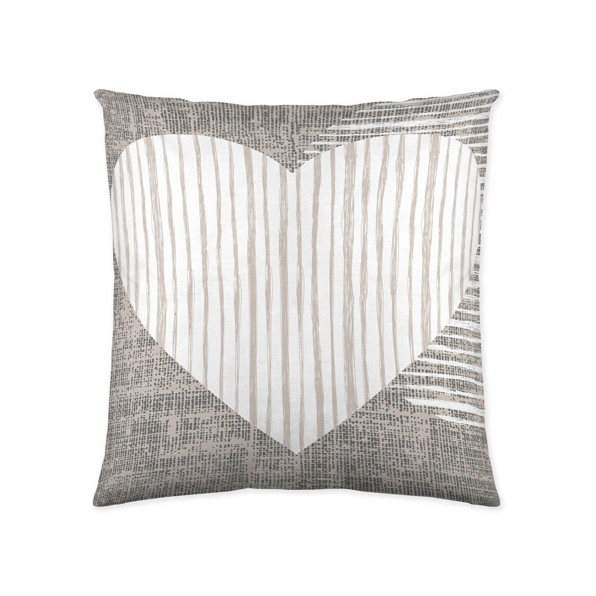 Linge de lit coeurs coton