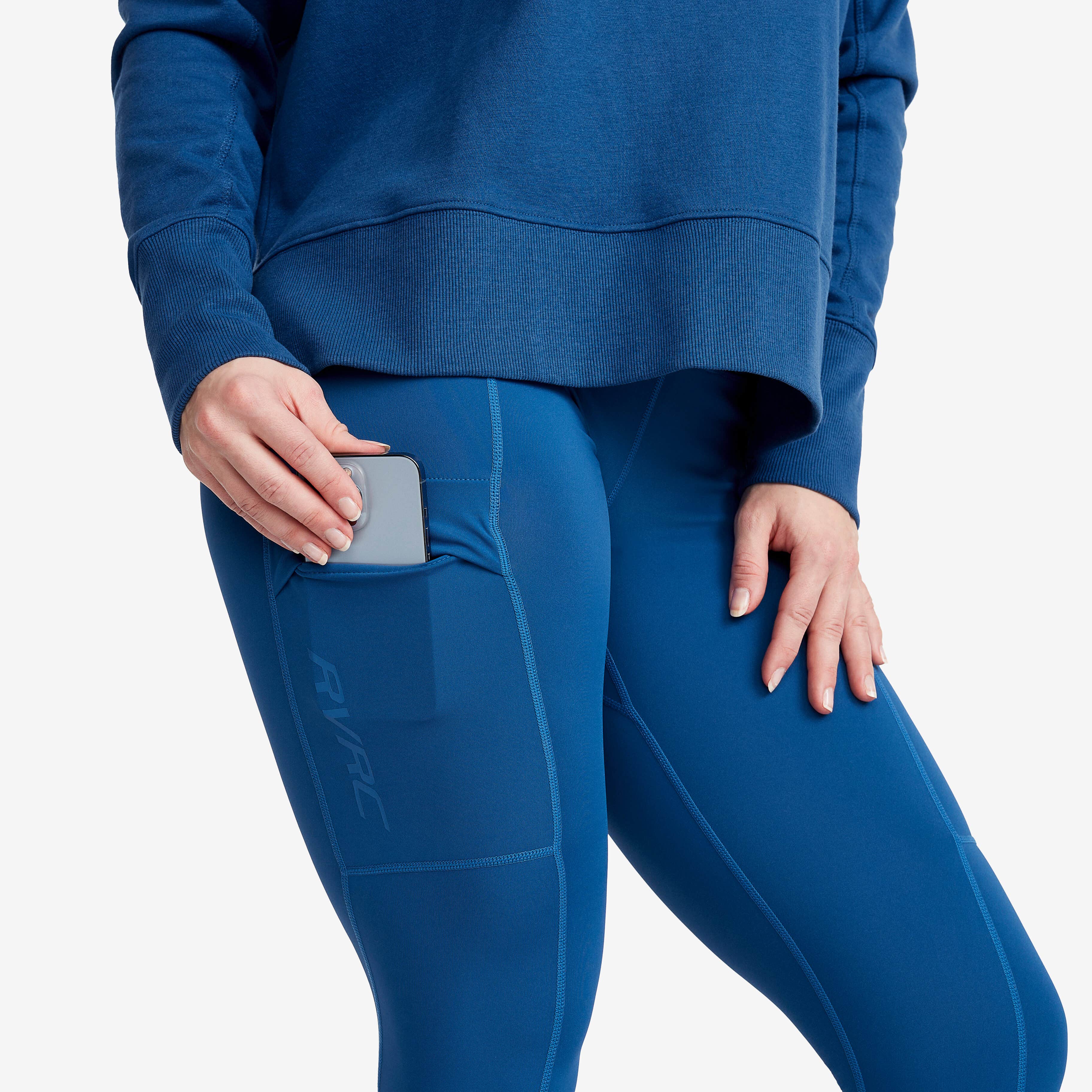 Energy Highwaist Tights Femme True Blue