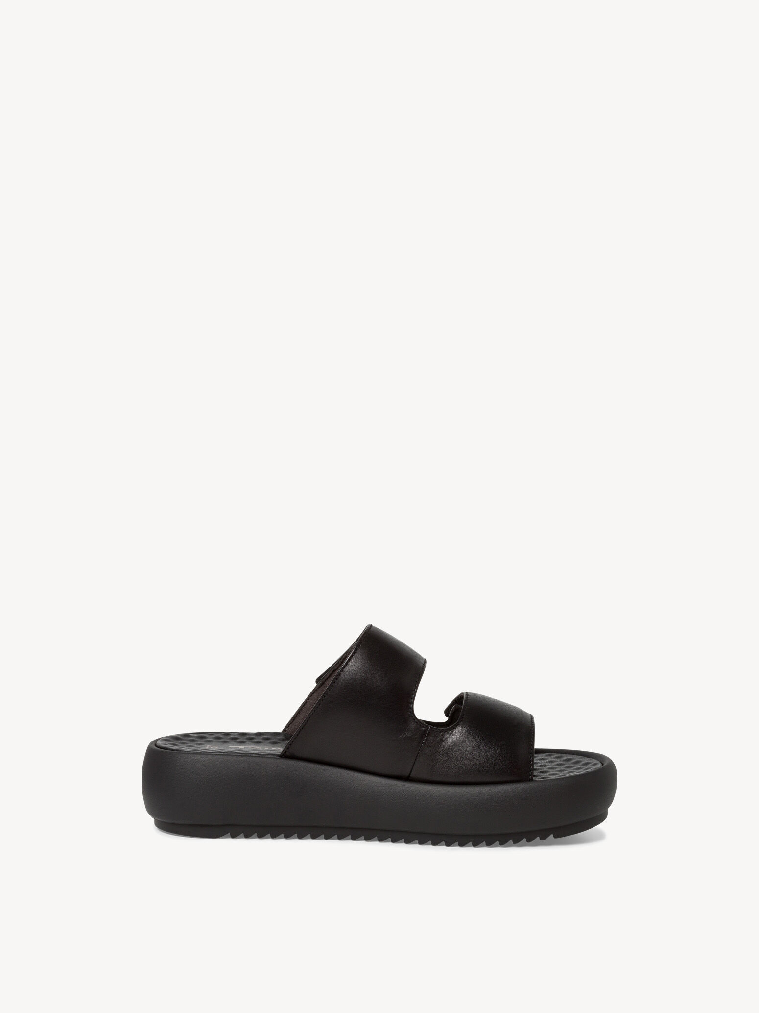 Mule en cuir - noir