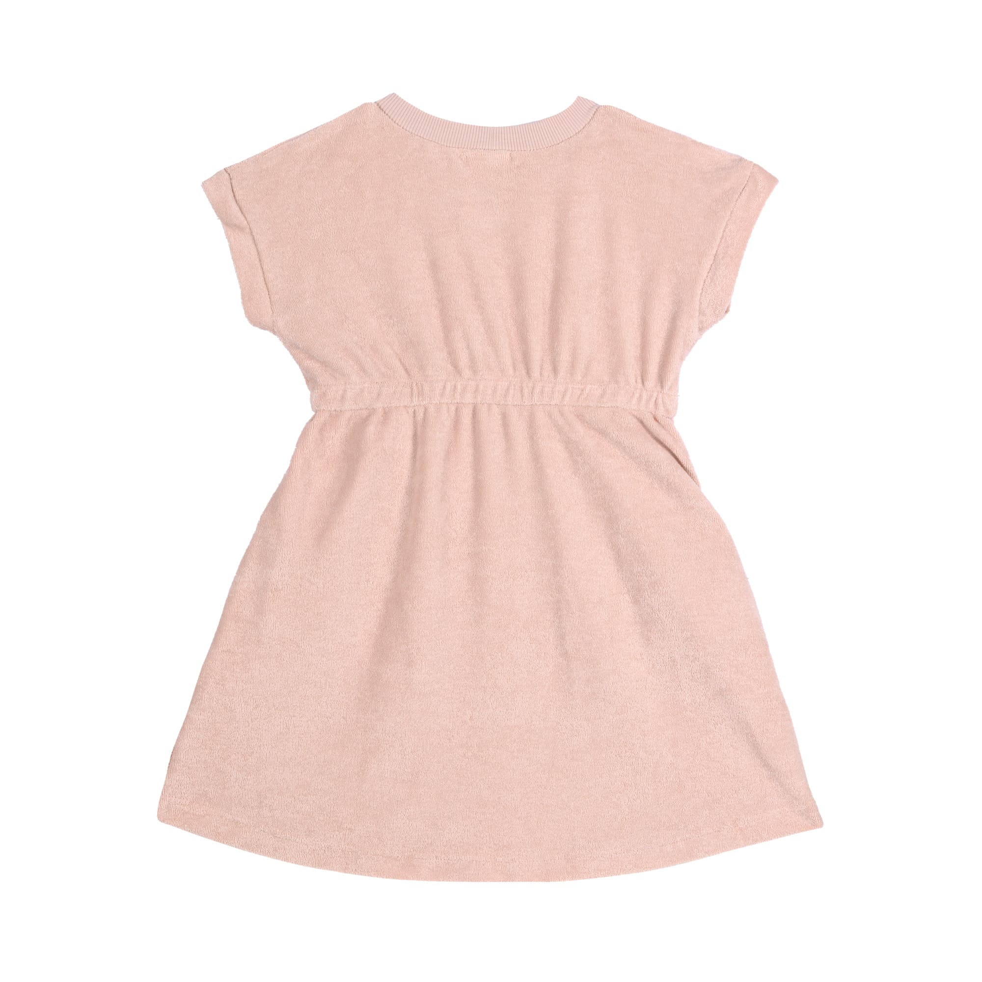 Frottee Kleid Kinder - Powder Pink, Rosa