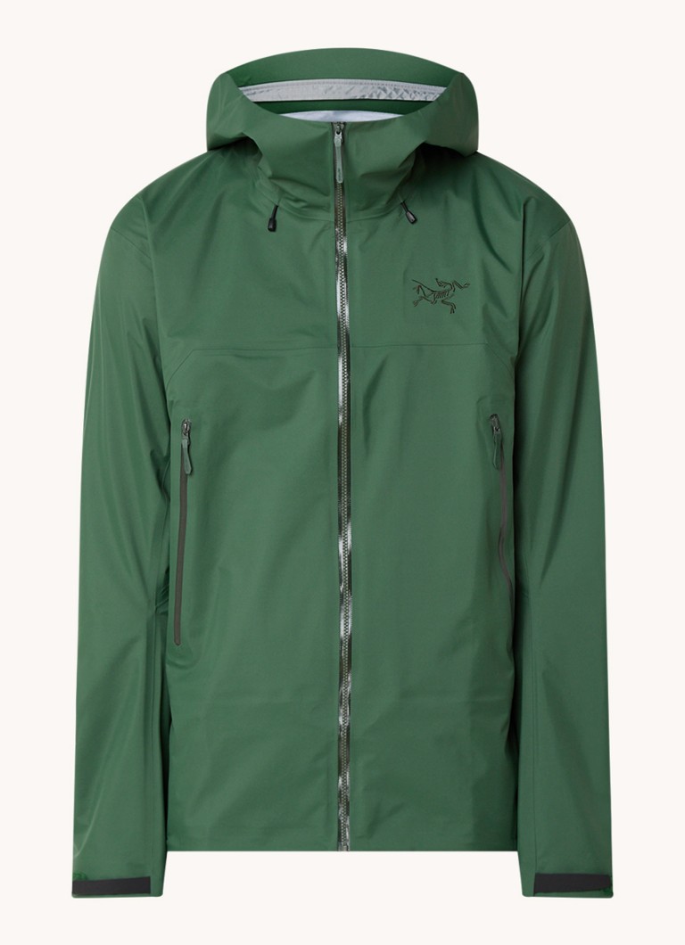 Arc'teryx Beta vējjaka ar izšuvumu no logotipa un rāvējslēdzēja kabatām