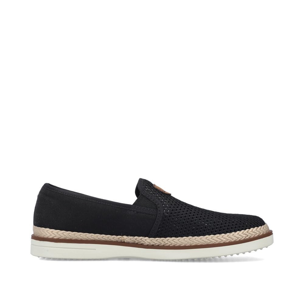 RIEKER Komfort Slipper schwarz