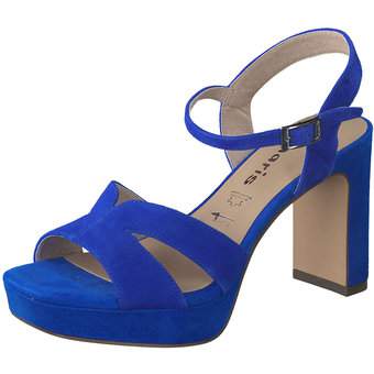 Tamaris Plateausandale in blau
