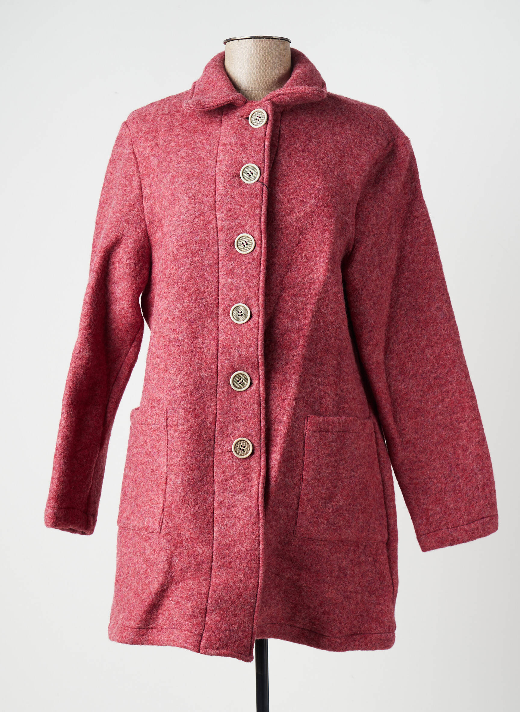 Titazen Blouses Manteaux Longs Femme couleur rose