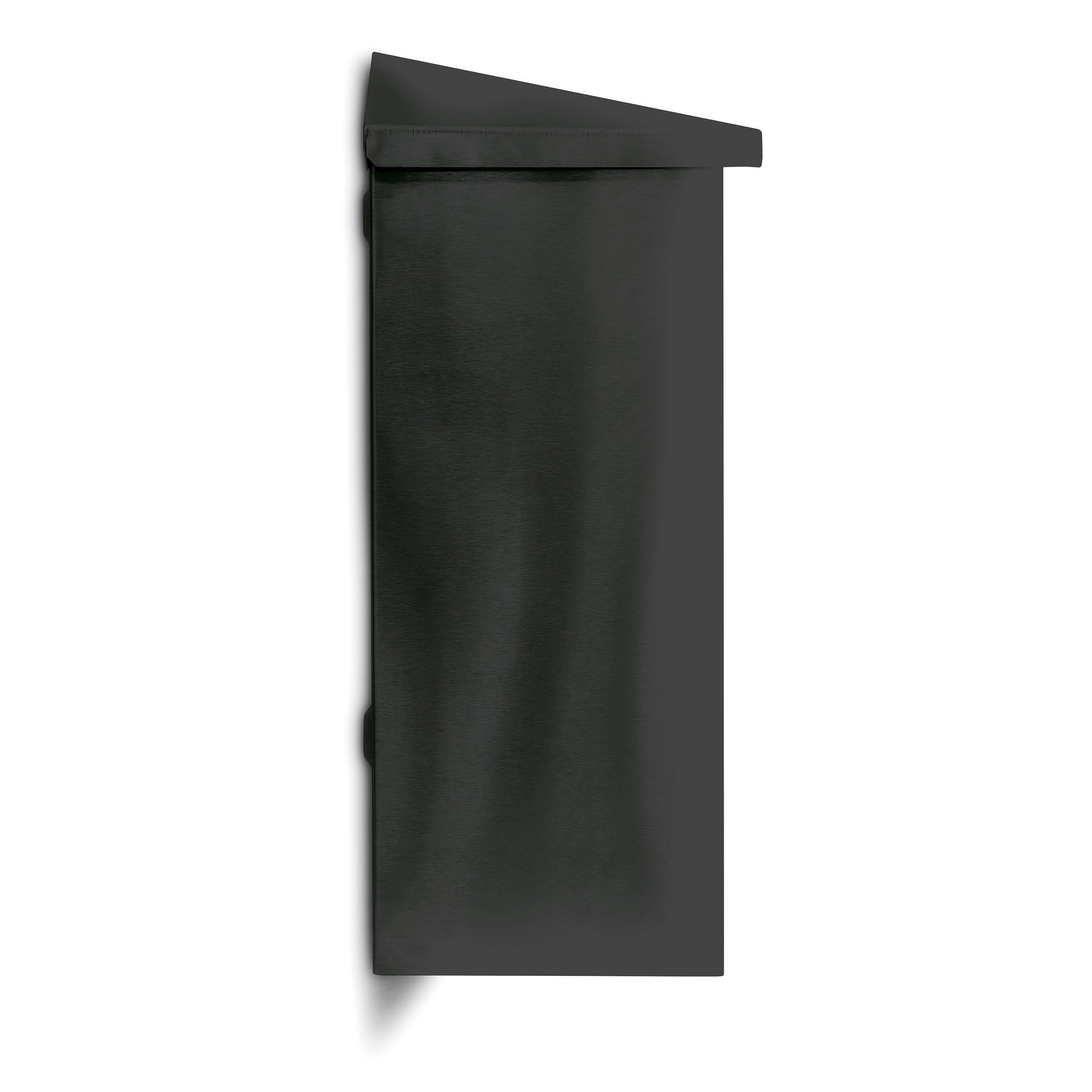 relaxdays Briefkasten Briefkasten Eisen schwarz