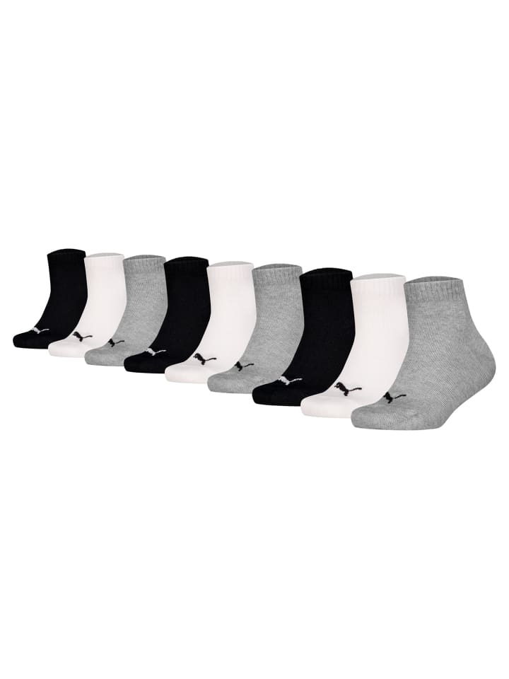 Puma Socken 9er Pack in Schwarz/Weiß/Grau günstig kaufen
