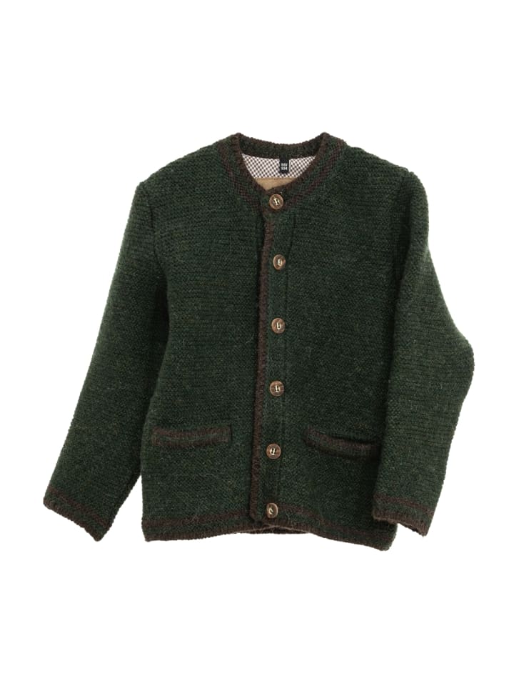 OS-Trachten Kinderstrickjacke 487000-0772 in oliv günstig kaufen 86/92