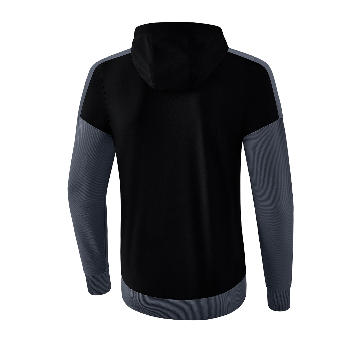 Erima Squad Kapuzen-Trainingsjacke Schwarz Grau