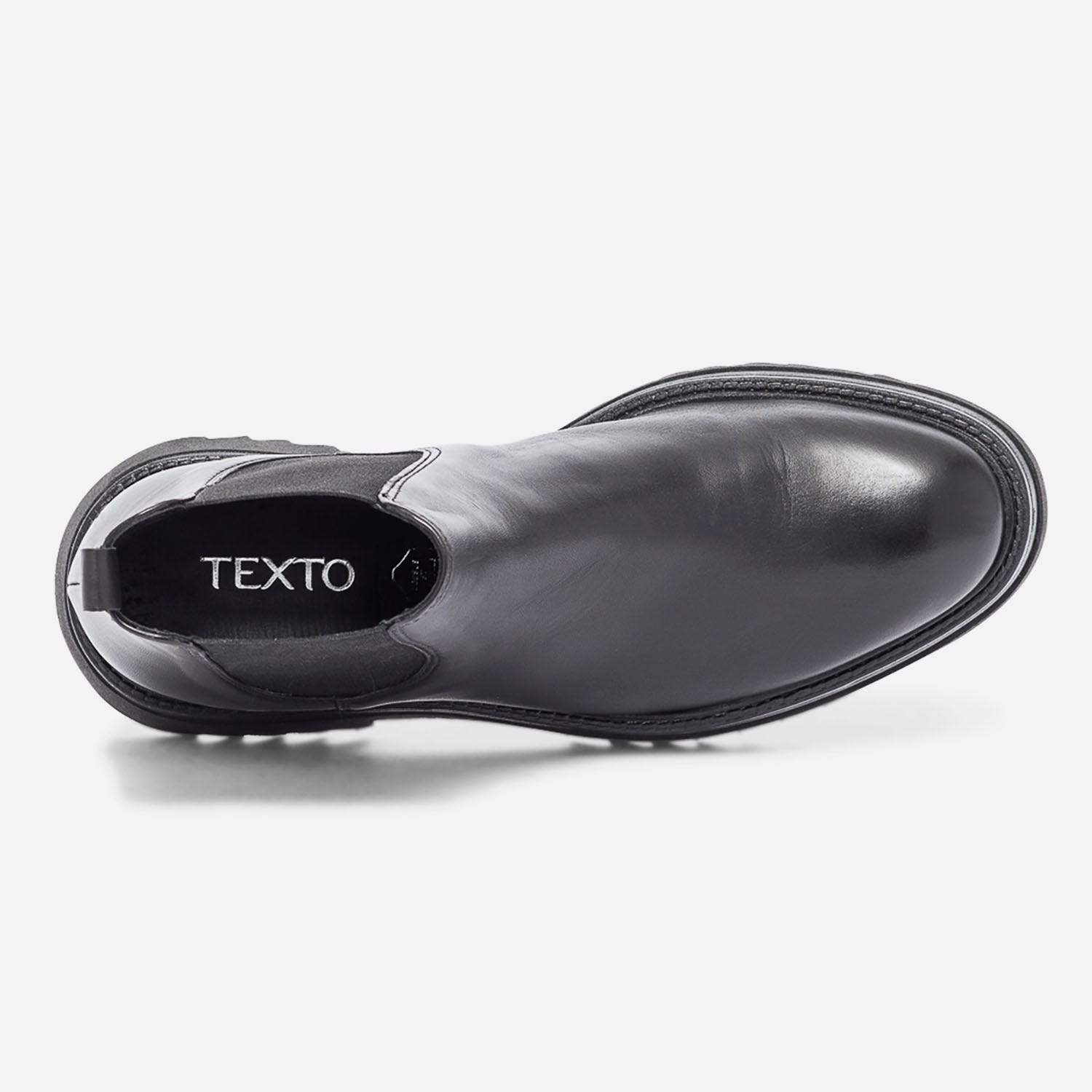Chelsea boots TEXTO en cuir éco-conçu à semelle crantrée