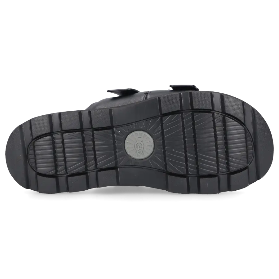 UGG - Sandalen CAPITOLA BUCCKLE Kalbsleder - schwarz