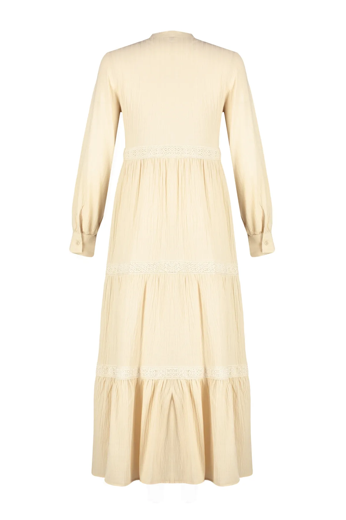 Trendyol Modest  Gewebtes Kleid mit Steinspitze und detailliertem Detail TCTSS24EB00058